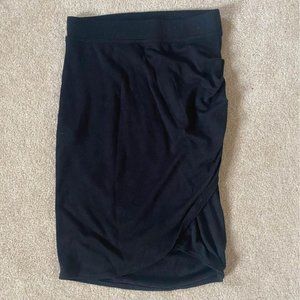 Black Wilfred Free jersey skirt